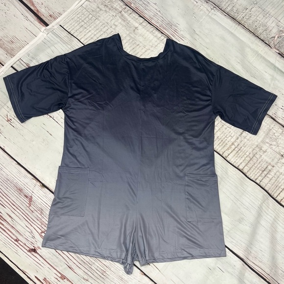 HOTSHOT T-Shirt Onesie generic non brand Ombre Grey Size XL - Picture 1 of 10